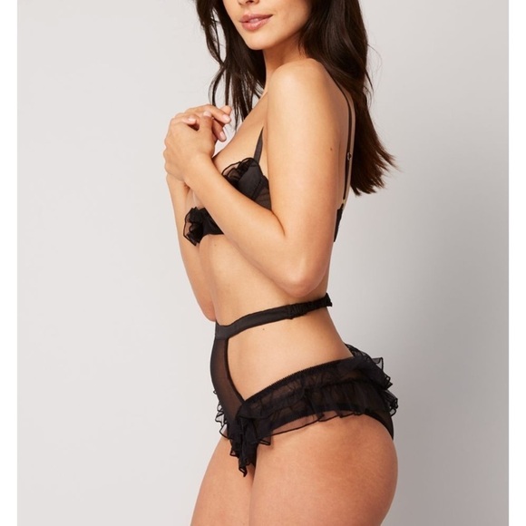 Odette black high waisted brief New With Tags - Picture 4 of 6